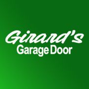 Green logo with white text: "Girard's Garage Door."