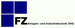 Logo mit vier blauen Quadraten und Schriftzug "FZ Anlagen- und Industrietechnik OHG".