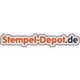 Logo mit der Aufschrift "Stempel-Depot.de" in roten und schwarzen Buchstaben.