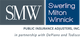 Logo: SMW, Swerling Milton Winnick, Public Insurance Adjusters, in partnership with DePiano and Todisco.