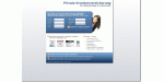 Website zur privaten Krankenversicherung mit Formular und Info.