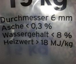 Holzpellets 15 kg - Sackware