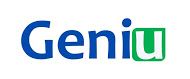 Logo mit dem Text "Geniu", wobei das "u" in grüner Farbe hervorgehoben ist.