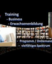 Business Training, Online - Seminar, z.B. Projektmanagement, mehrere Tutoren