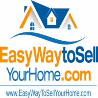 House logo with text: EasyWaytoSellYourHome.com, and URL in blue and orange.