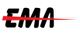 Text "EMA" with a red diagonal stripe cutting through, on a white background.