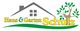 Logo mit Haus, Baum und Text: "Haus & Garten Schulz".