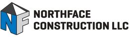 Logo of Northface Construction LLC with stylized letters "NF" and a roof design.