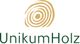 Logo von UnikumHolz mit stilisiertem Baumring in braun.