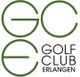 Logo des Golf Club Erlangen mit grünem GCE-Monogramm und schwarzem Text.