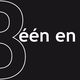 "Zwarte achtergrond met witte tekst: '03' en 'één en veertig' overlappen elkaar."