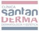 Logo de Clínica San Tan Derma, especializada en dermatología y estética, en colores azul y rosa.