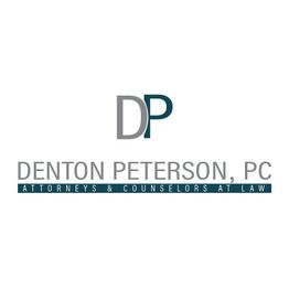 Logo of Denton Peterson, PC, Attorneys & Counselors at Law, with initials "DP" above the name.