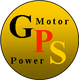 Gelbes Logo mit den Buchstaben G, P, S für "Motor" und "Power" in schwarz, rot und gelb.
