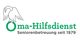 Logo von Oma-Hilfsdienst mit Adler und Schrift: "Seniorenbetreuung seit 1979".