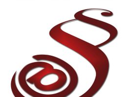 Rotes Paragraphenzeichen und Symbol für Copyright auf weißem Hintergrund.
