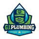 G.I. Plumbing logo featuring a stylized soldier's face within a blue and green emblem.