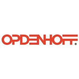 Rotes Logo mit dem Schriftzug "OPDENHOFF" auf weißem Hintergrund.