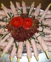 Schinken-Spargel Röllchen