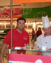 Kunze von RPR 1 zu Gast bei unserer Koch Show im Globus 