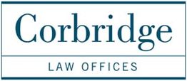 Corbridge Law Offices logo in blue text on a white background.