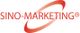Logo mit dem Text "Sino-Marketing" und einem rot-weißen Wirbel.