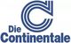 Logo von Die Continentale in Blau mit stilisiertem großem "C" darüber.