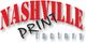 Logo mit rotem "Nashville", schwarzem "Print" und grauem "Factory" Schriftzug.