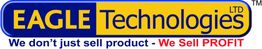 Logo von Eagle Technologies: "Wir verkaufen keinen Produkt - Wir verkaufen GEWINN".
