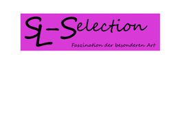 SL-Selection-Logo in lila mit dem Slogan „Faszination der besonderen Art" darunter.