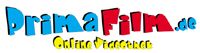 Logo von PrimaFilm.de in bunten Buchstaben mit gelbem Text "Online Videoclub" darunter.