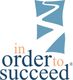 Logo with a stylized road leading upward, captioned "In Order to Succeed."
