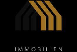 Logo mit stilisiertem Dach, Text: SEIDLER IMMOBILIEN, in Schwarz und Gold auf schwarzem Hintergrund.