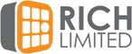 Logo with orange and grey grid icon, text reads "Rich Limited."