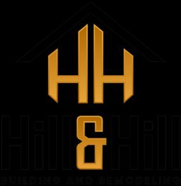 Logo with stylized "HH" and "Hill & Hill Building and Remodeling" text below.