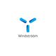 Logo mit drei blauen Pfeilen und Text "Windström" darunter auf weißem Hintergrund.