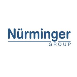 „Nürminger Group“ Logo in blauer Schrift auf weißem Hintergrund.