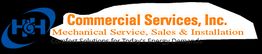 H&H Commercial Services logo with tagline: "Comfort Solutions for Today's Energy Demands."