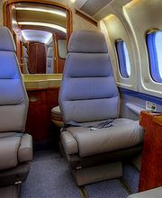 Exklusive Lederausstattungen für Flugzeuge