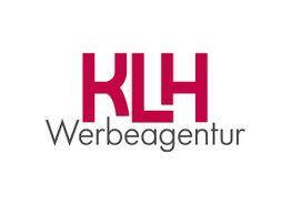 Logo der KLH Werbeagentur auf weißem Hintergrund.