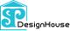 Logo of "DesignHouse" with a stylized "SP" in a turquoise house outline.