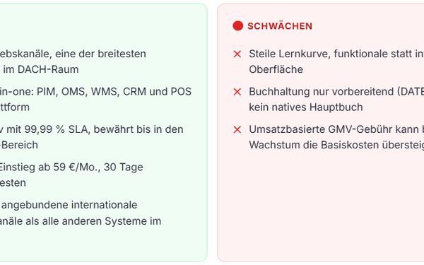 Eine Pro und Contra Liste zum ERP-System Hersteller PentyOne.