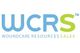 Logo of WCRS with tagline "Woundcare Resources Sales" in blue and green text.