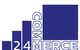 Logo mit blauen Balken und dem Text "24 Commerce".