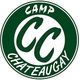 Green and white Camp Chateaugay logo with large "CC" in the center.