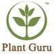 A green plant logo with the text "Plant Guru" beneath it.