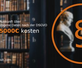 Mangelnde Auskunft über personenbezogene Daten kann 5.000€ kosten