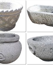 Robuste Pflanztröge aus Granit und Marmor erhalten Sie bei uns neu oder auch antik.