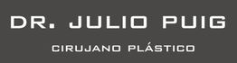 Texto en fondo gris: "Dr. Julio Puig, cirujano plástico".