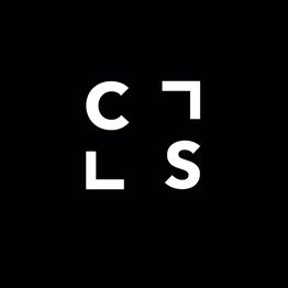 Sort logo med hvidt stiliseret tekst "CTLS" i fire separate kvadranter.